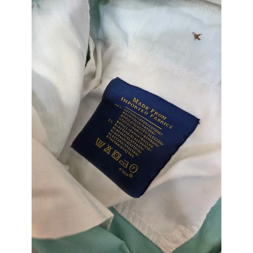 Polo Ralph Lauren Mens 32 Stretch Classic Fit Chino Shorts Seafoam Green Mint‎